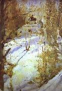 Valentin Serov, Winter in Abramtsevo